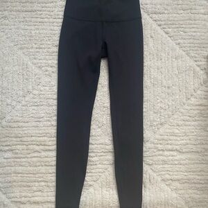 Lululemon Wunder Train Black High-Waist Active Leggings